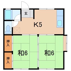 丸子グリーンハイツSの物件間取画像